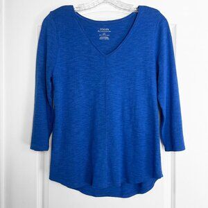 Chico's Ultimate Tee with 3/4 sleeves size 1